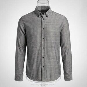 Rag and Bone Fit 2 Tomlin Herringbone Shirt, Size Small